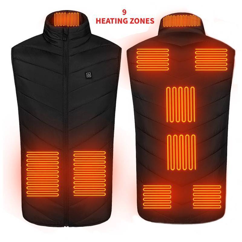 Electric Vest for Men Women Zipper Puffer Usb Rechargeable Battery Powered Winter Thermal Custom Sleeveless Smart Heated Vest