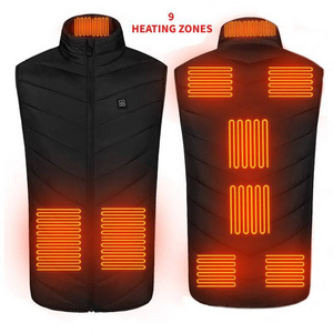 Electric Vest for Men Women Zipper Puffer Usb Rechargeable Battery Powered Winter Thermal Custom Sleeveless Smart Heated Vest