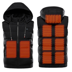 Heated clothing wholesale custom winter sleeveless electric jacket for men and women rechargeable battery powered heated vest