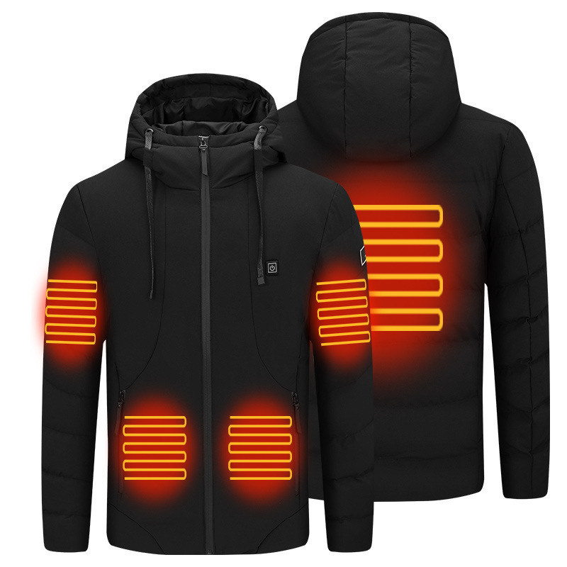 Heated Jackets Outdoor Winter Fashion Design Temperature Usb Charging Lightweight Body Mens Battery Plus Size Heated Jackets