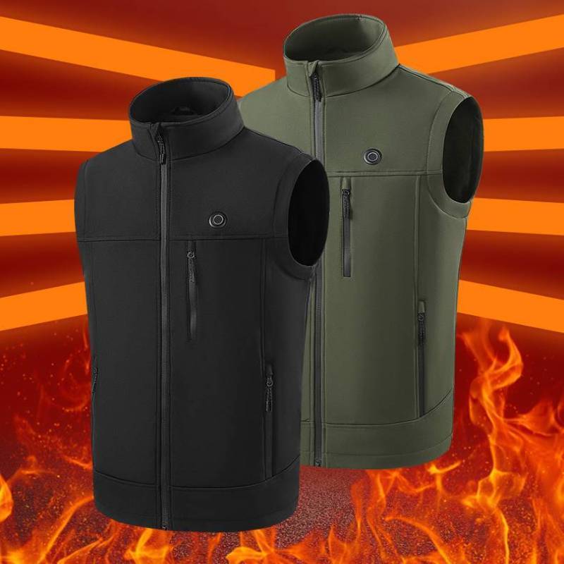 Heated Waistcoat for Women Custom Logo Lightweight Winter Warm Mens Sleeveless Usb Recharge Battery Powered Electric Heated Vest