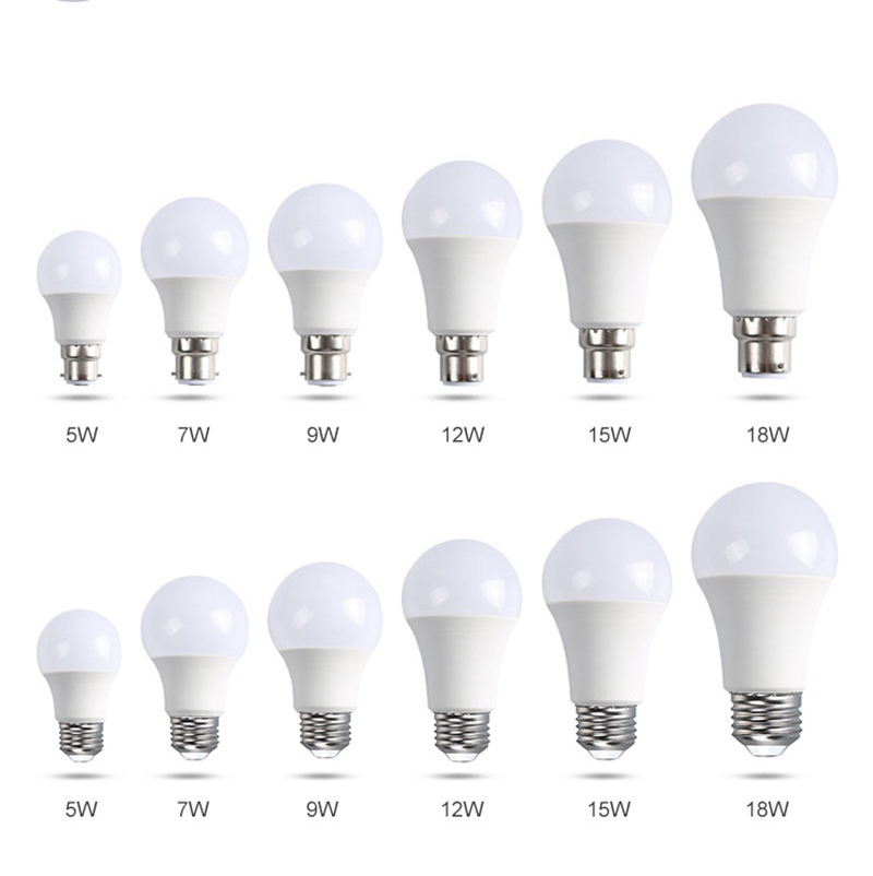 White 12 watt 15w 20w a60 led bulb