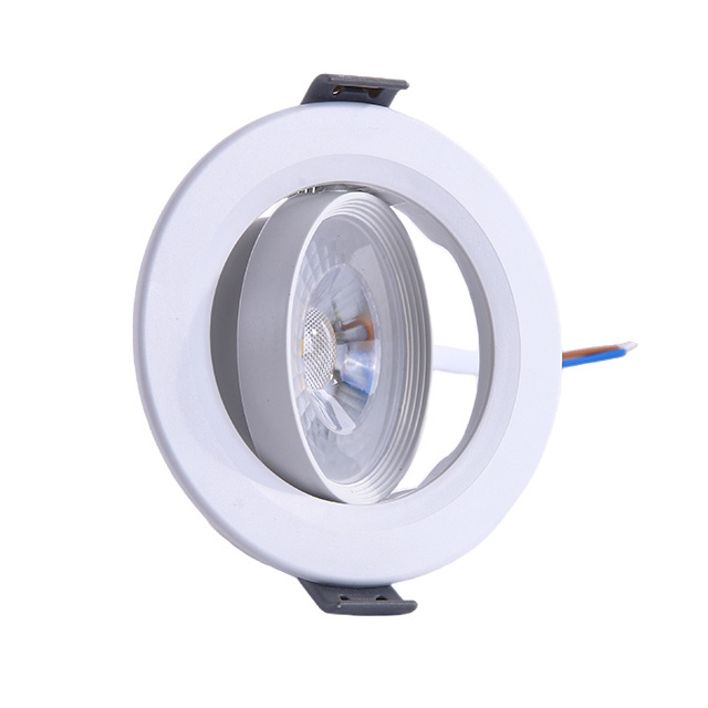 Gimbal Downlight Directional Adjustable Recessed Lighting Fixture 3000K Warm White LED Ceiling Light