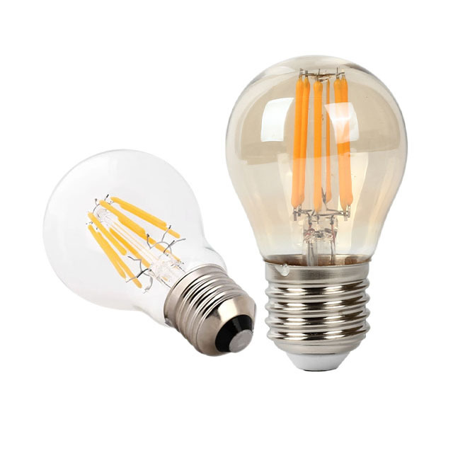 Customized Decorative Flexible Filament Lamp G125 Led Globe Bulb 4w Led Soft Filament Bulb