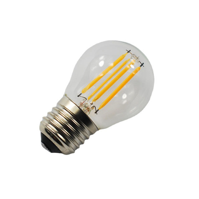 Customized Decorative Flexible Filament Lamp G125 Led Globe Bulb 4w Led Soft Filament Bulb