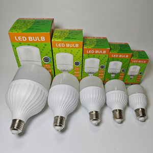 High Brightness 5W-50W LED Lamp E27 LED T Bulb 2 Years Warranty Aluminum Plastic T Shape Unique Appearance Bulb