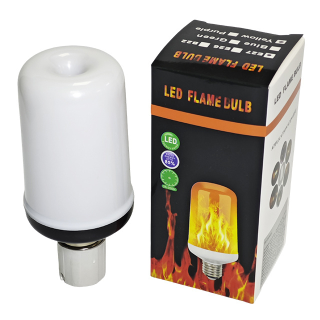 Led Fire Lamp Rgb B22 E27 E26 Flicker Flaming Led Bulbs 85-265v Light Bulb Fire Led Flame Lamp