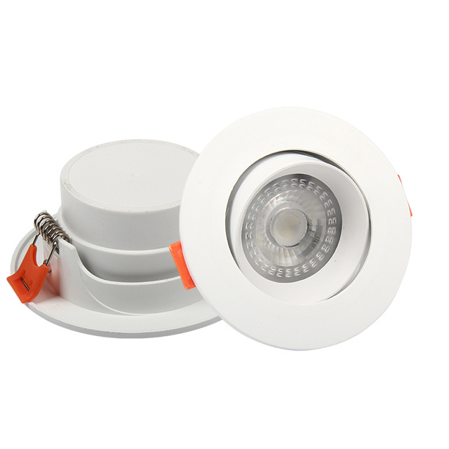 High quality ceiling detachable adjustable angle ABS cob 3w led downlight recessed adjustable new design