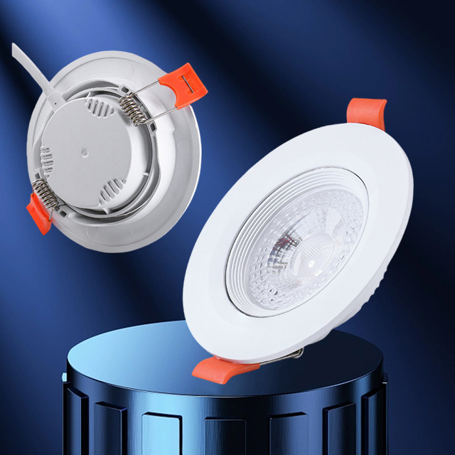 High quality ceiling detachable adjustable angle ABS cob 3w led downlight recessed adjustable new design