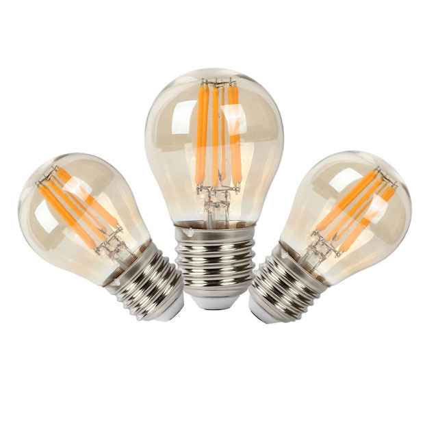 Led Filament E27 Lamp,Ac110-220v G45 2w 4w Led Bulb Filament