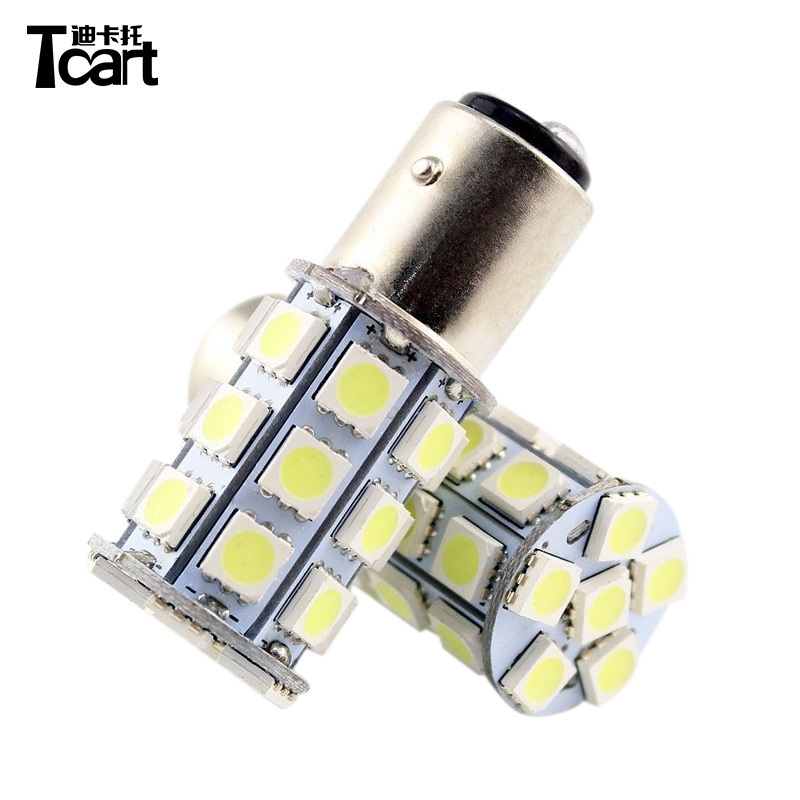 Auto Lamp bulb 3157 p27 7w 27 SMD 5050 with canbus Led Tail Light and Led Brakebulb and automotive car light diving lamp