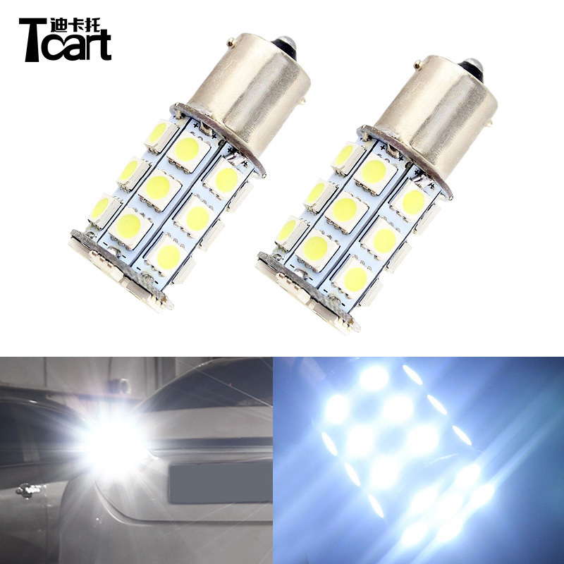 Auto Lamp bulb 3157 p27 7w 27 SMD 5050 with canbus Led Tail Light and Led Brakebulb and automotive car light diving lamp