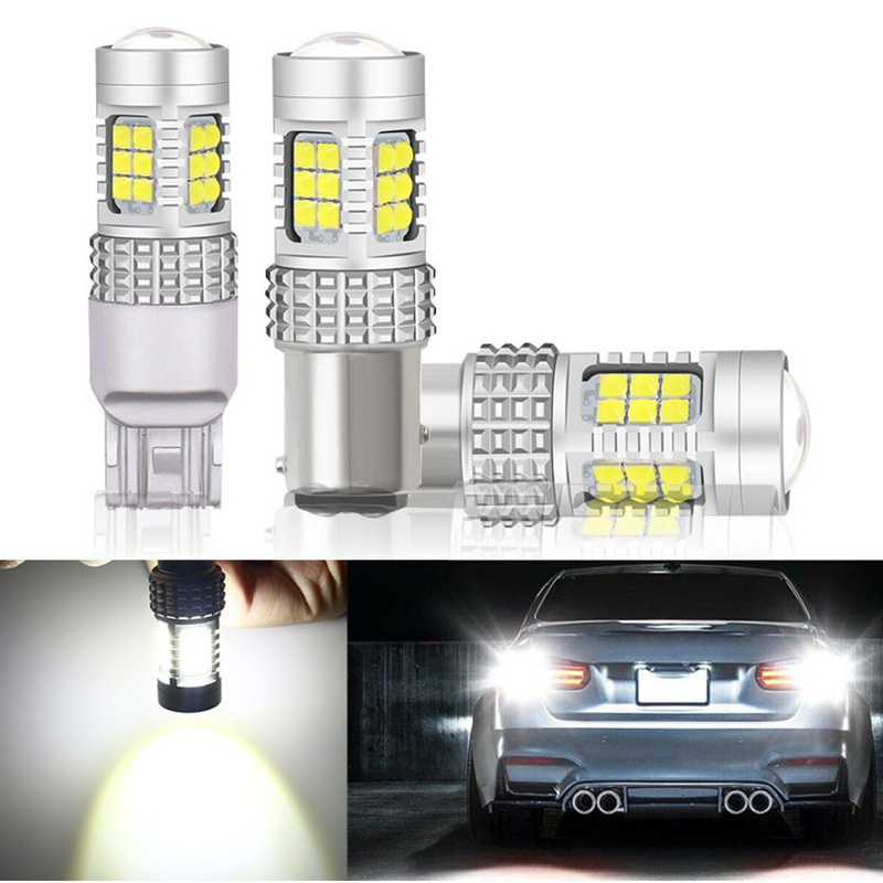 Tcart auto lighting bulb 12v 10w 3030 chip 1156 1157 7440 7443 3156 3157 T15 Canbus led bulb car brake reversing signal lamp