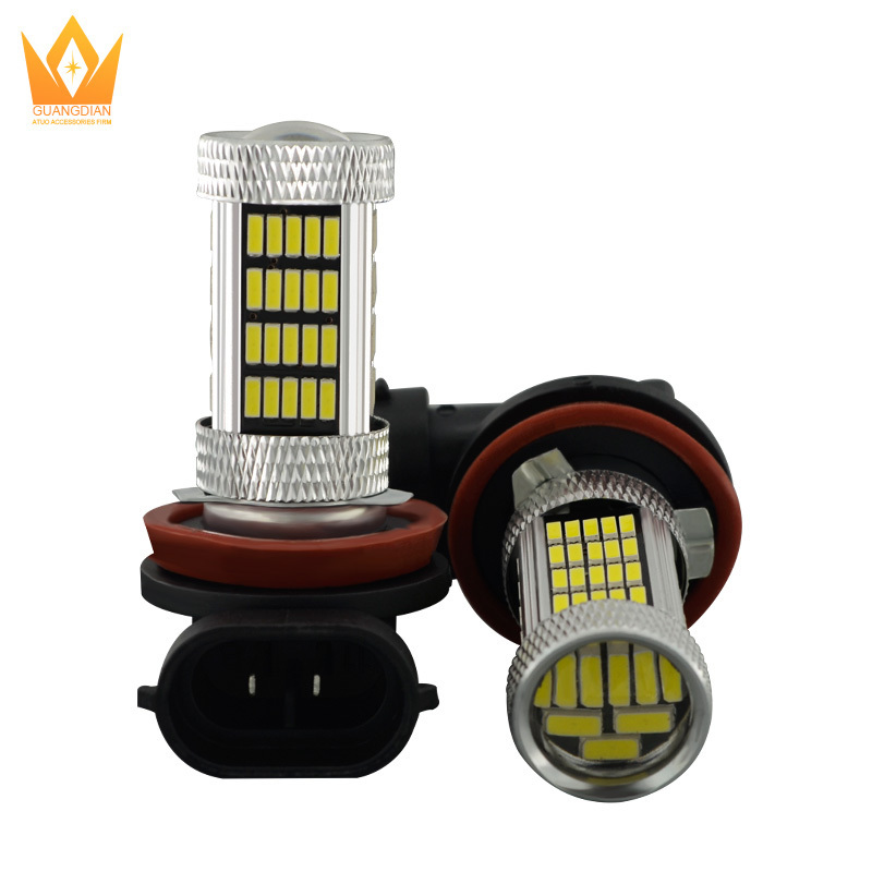 Tcart auto LED fog lighting bulb 12V 9005 9006 h4 h7 h8 h9 h10 H11 4014 92smd car halogen fog lamp replace light