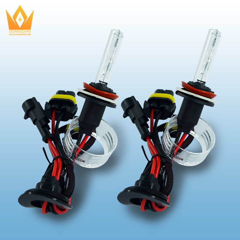 High brightness 4300k 6000k 8000k H11 HID Xenon bulb With W12 Slim Canbus Ballast kit Working Light Lamp Headlight