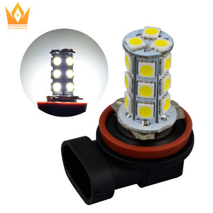 Car decoration lamp High Brightness H1 H3 H4 H7 H11 H8 9006 9005 880 881 White Color 5050 Chip 18SMD Auto LED Fog Light