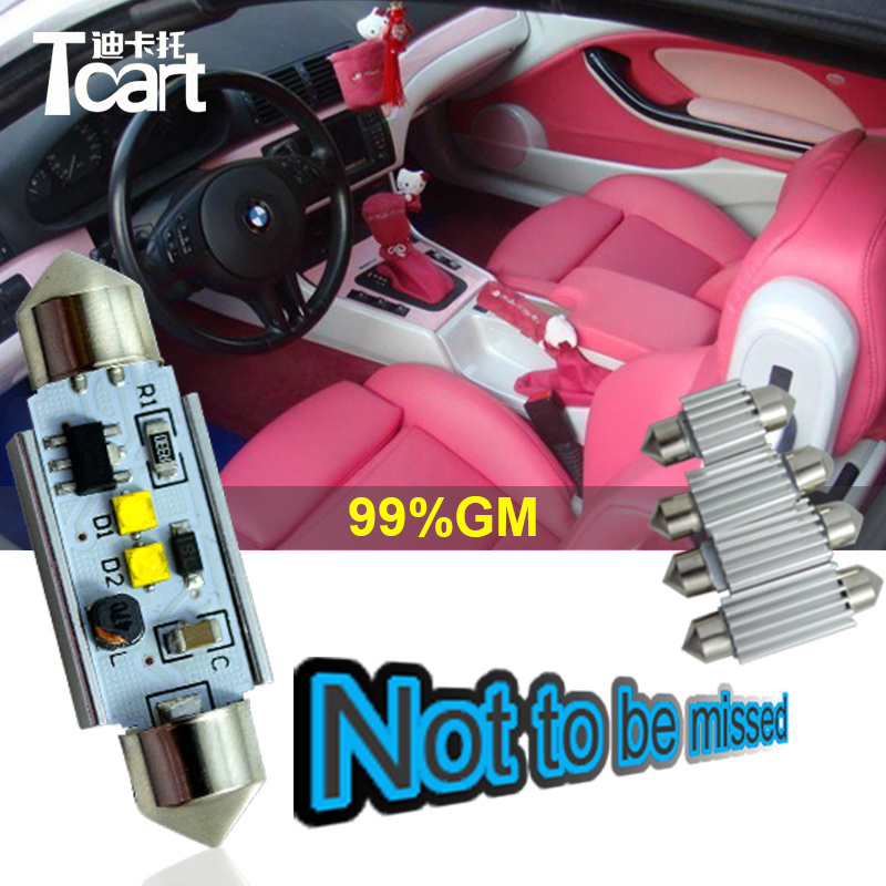 Tcart FESTOON CANBUS  LED Bulb 12v  high power  5w NO ERROR C5W Car Dome Light accessory Auto Interior Map Roof Reading Lamp