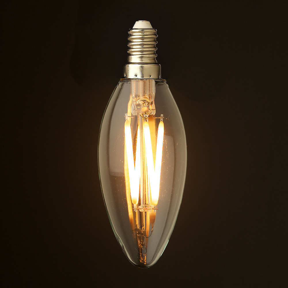 Hot Selling High Brightness E27 B22 C35 Led Filament Bulb