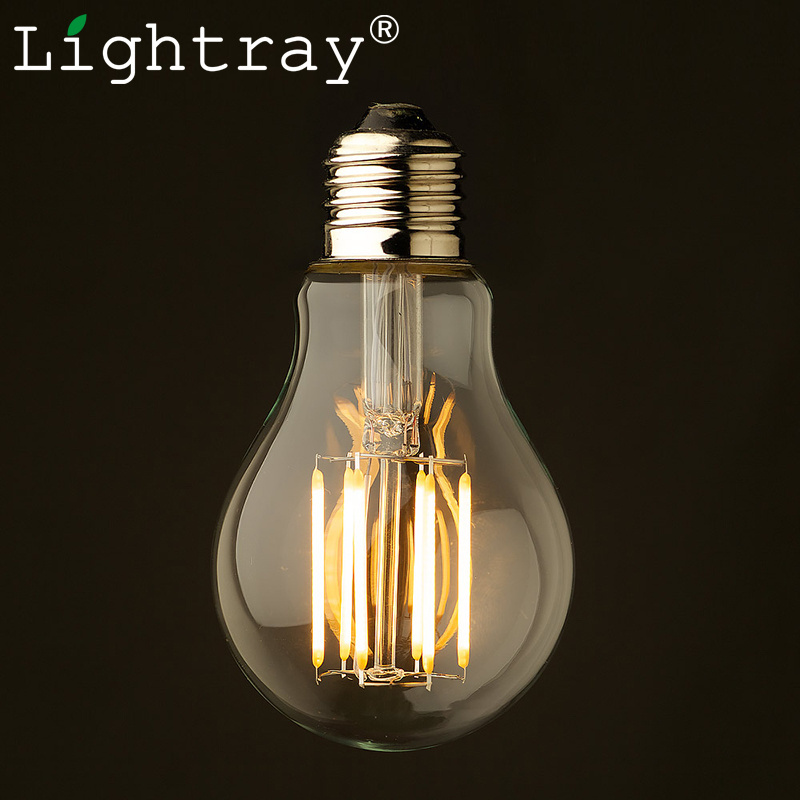 Long lifespan high brightness E27 B22 Edison C35 LED bulb 2W 4W 6W LED filament bulb