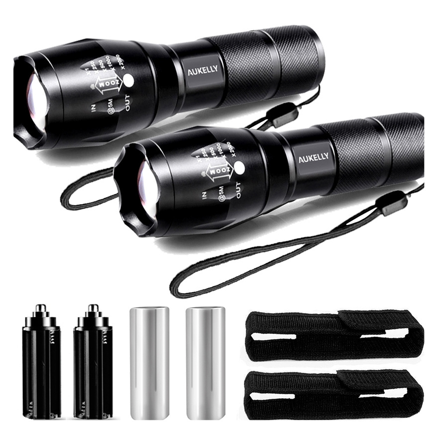 NEW High Power Aluminum Flashlights Torch 1000 Lumen Rechargeable Tactical Led Flashlight