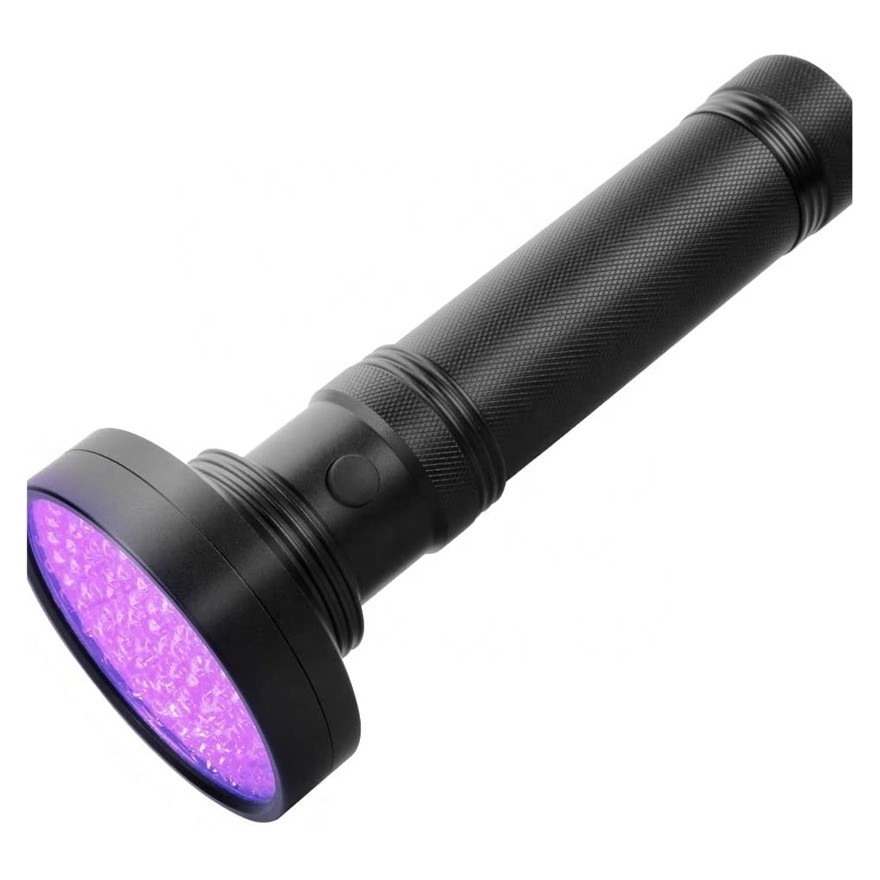 waterproof, diving flashlight 395nm100 UV LED Outdoor Camping Flashlight Torch for Pet Urine Lamp