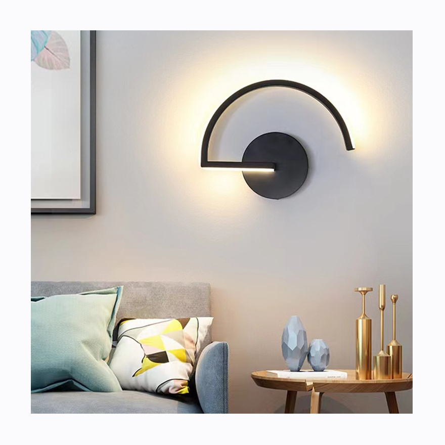 New Modern Black Decoration Up Down Outdoor Indoor Luxury Home Room Bedroom Hotel Bathroom Reading Light Led Wall Lamp