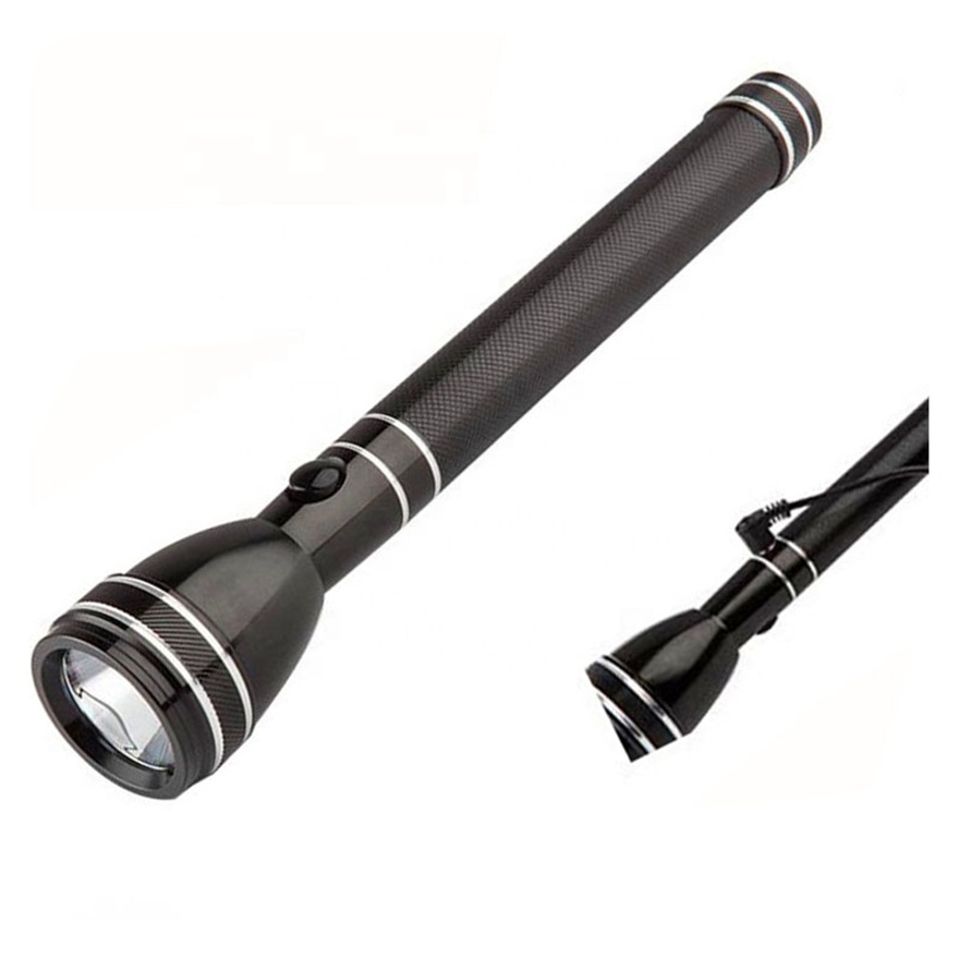 New Heavy Duty Searchlight Torch Long Distance Spot Light Rechargeable Geepas Linterna Led Tactical Lamp