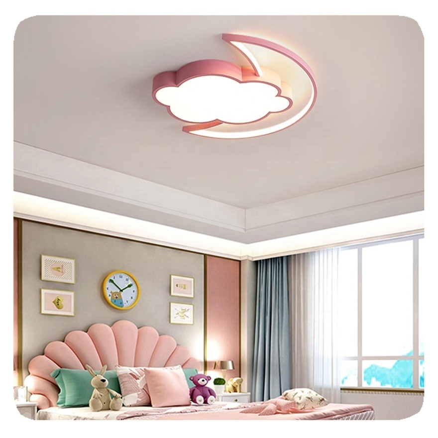 2024 New Children Creative Cloud Moon Decorative Led Ceiling Lights Home Lighting For Bedroom Lamp