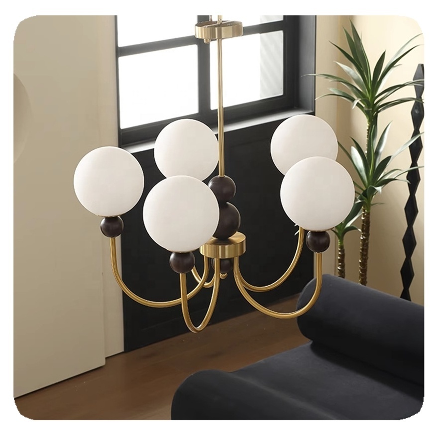 New Popular post-modern simple glass magic bean chandeliercustom chandelierliving room chandeliersmaria chandelier Lamp