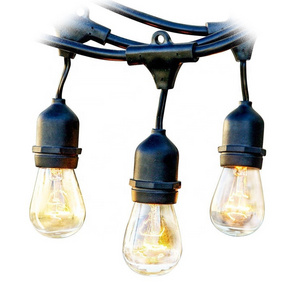 NEW Hot selling courtyard garden bistro string outdoor light chain bulbs LED decorative retro series lights