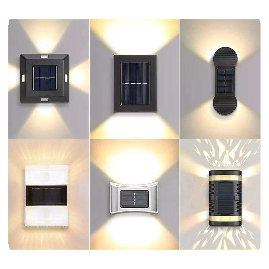 NEW LED Solar Light Outdoor Garden Waterproof Liangte Luminous Wall Lamp 60 Luces Solares IP65 3 Colour Ceiling Solar Light 2V