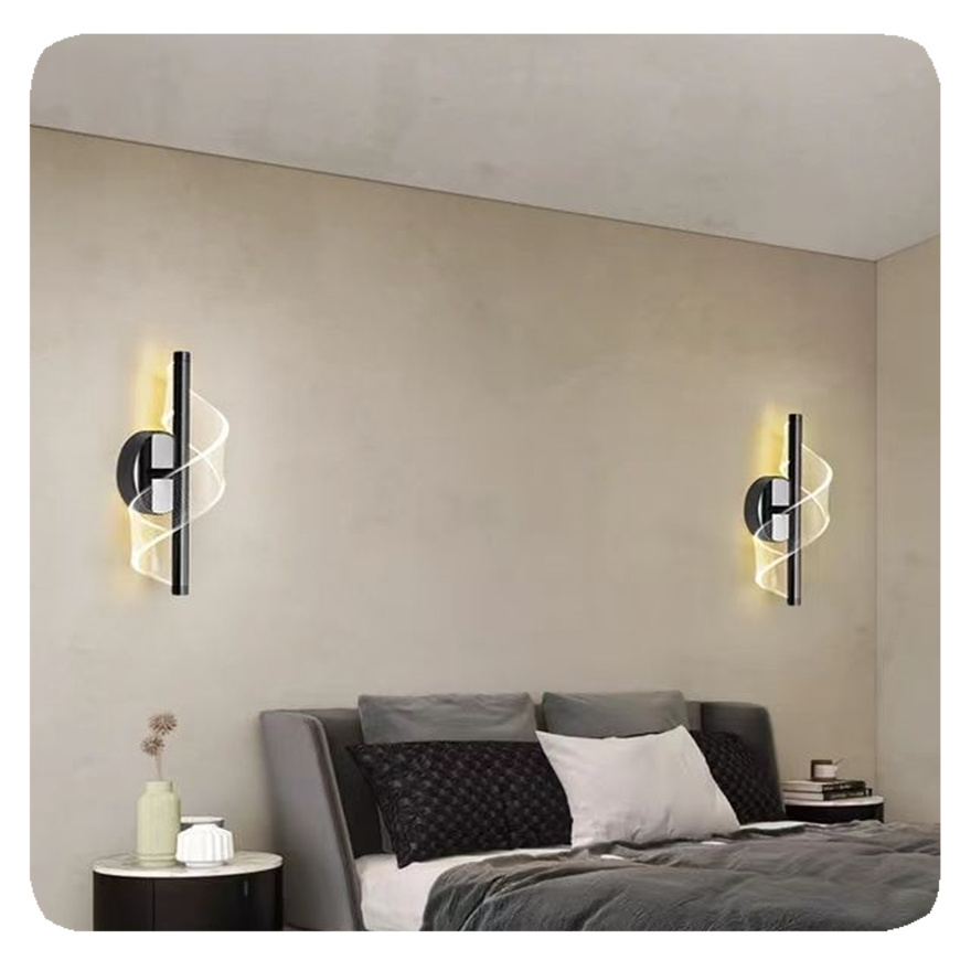 NEW Modern Decoration Interior Lamp Indoor Lampen Sconce acrylic Wall Light For Hotel Home Bedroom