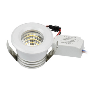 Custom COB 3W 110V Ceiling Spot Light with Dimmable junction box home showcase cabinet hotel Small Recessed Led downlight