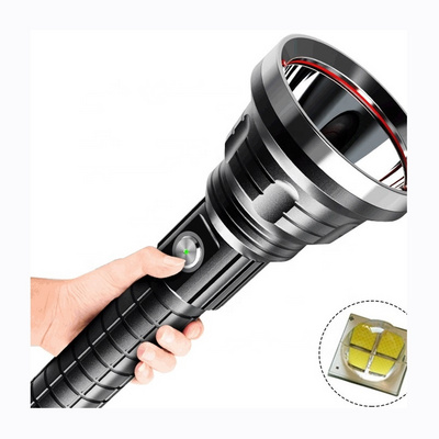 New Style Super Bright Rechargeable Waterproof 50W Torch High Power Led Tactical Flashlight 5000 lumen Lamp