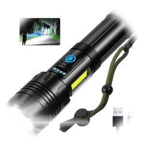 Custom Liangte 100000 Luminens Lampes Poche Zaklamp Luz De Led Torcia Elettrica Taschenlampe Diving Flashlights Torches