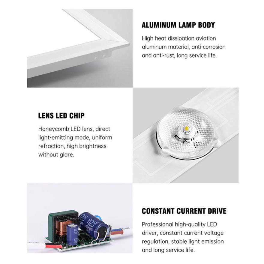 2024 NEW Backlit 1200mm x 600mm led ceiling 36W 40W 58W 2x4 hanging panel light for office