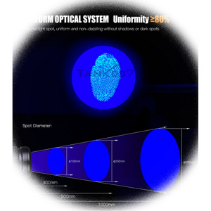 2024 Linterna Forense CSI Crime Scene Investigation Source Torch Forensic Kit Uv 365nm Flashlight LED 18650 lamp light