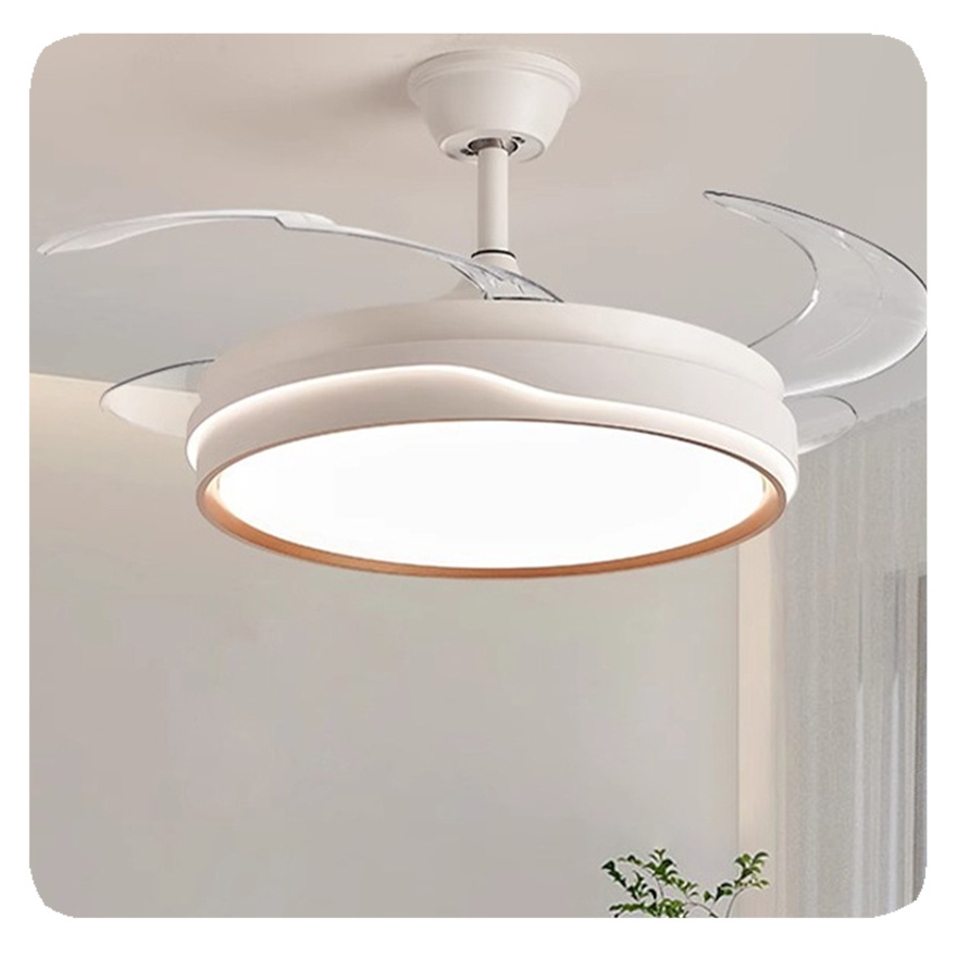 NEW Smart Furniture Integrated Blowing Lighting Intelligent Timing Remote Control 3-blade Ceiling Fan Light