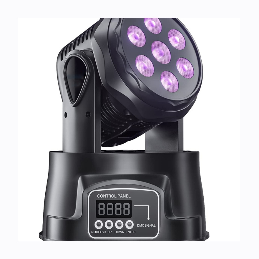 New led Par Stage Light Beam RGB Moving Head 512 Sound Activated Rotating Party DJ Disco Club Wedding Lighting DMX Lamp