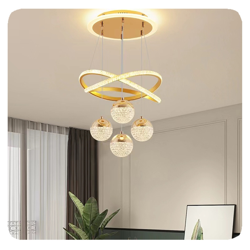 NEW Pendant Lights Living Room Lamp Led Ring Chandelier Liangte Circle Linea Ceiling Round Modern Acrylic 10 Minimalist Aluminum