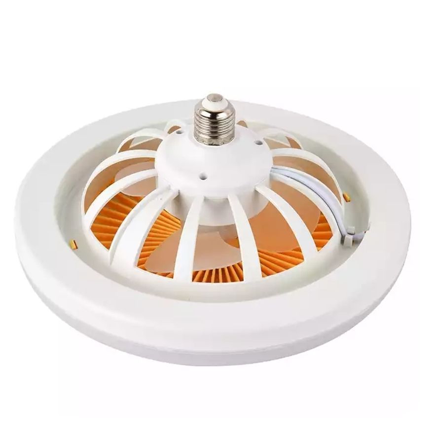 Tropical Smart Home Quiet Cool Wind Invisible ABS Blade White 52 Inch DC Motor Ceiling Fan Light