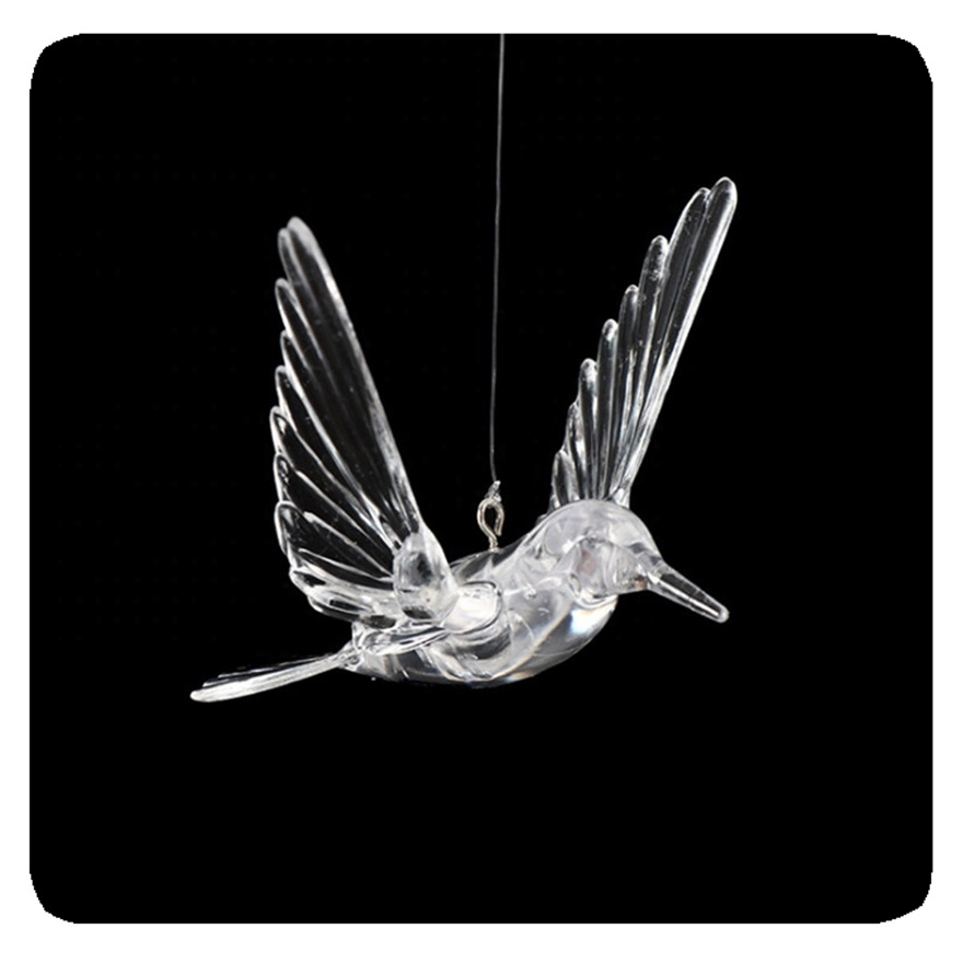 New Nordic Style Creative Bird Chandelier Modern Restaurant Pendant Custom Design Decoration Glass Lighting lamp