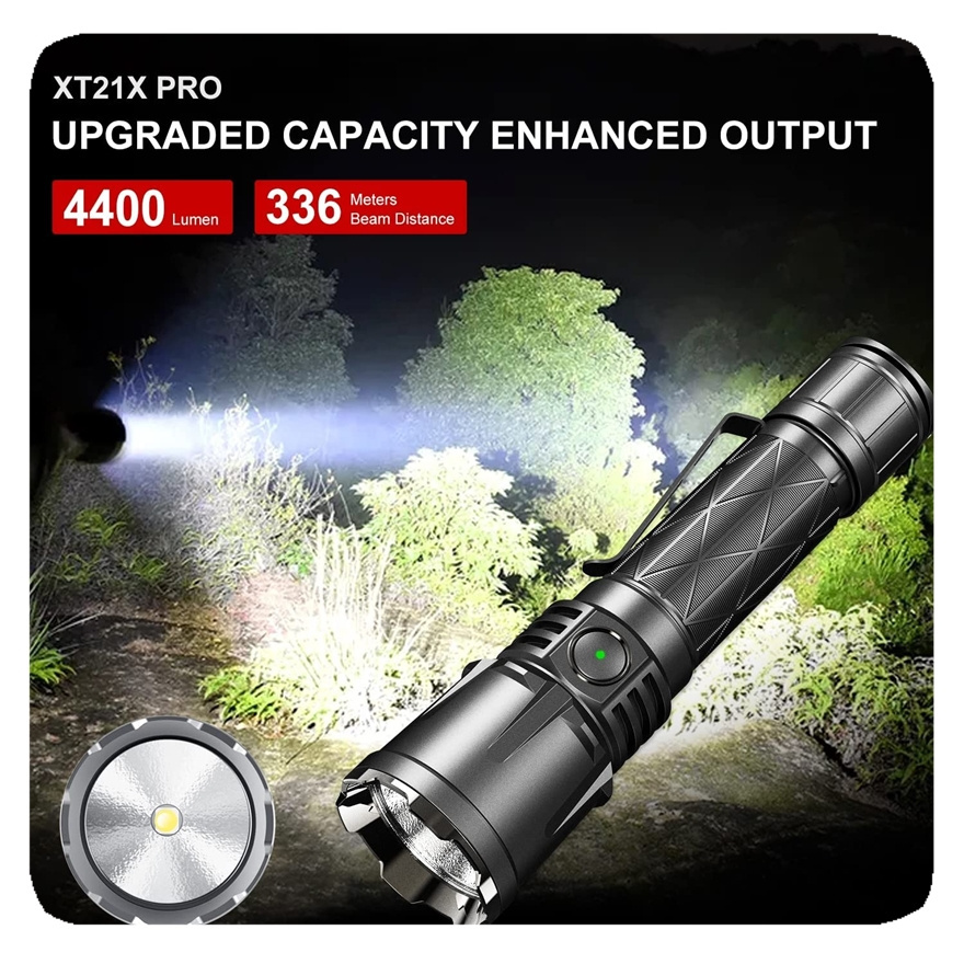 Custom Liangte High Quality Torch Powerful Rechargeable Tactical LED Torches Multifunctional Outdoor Flashlight