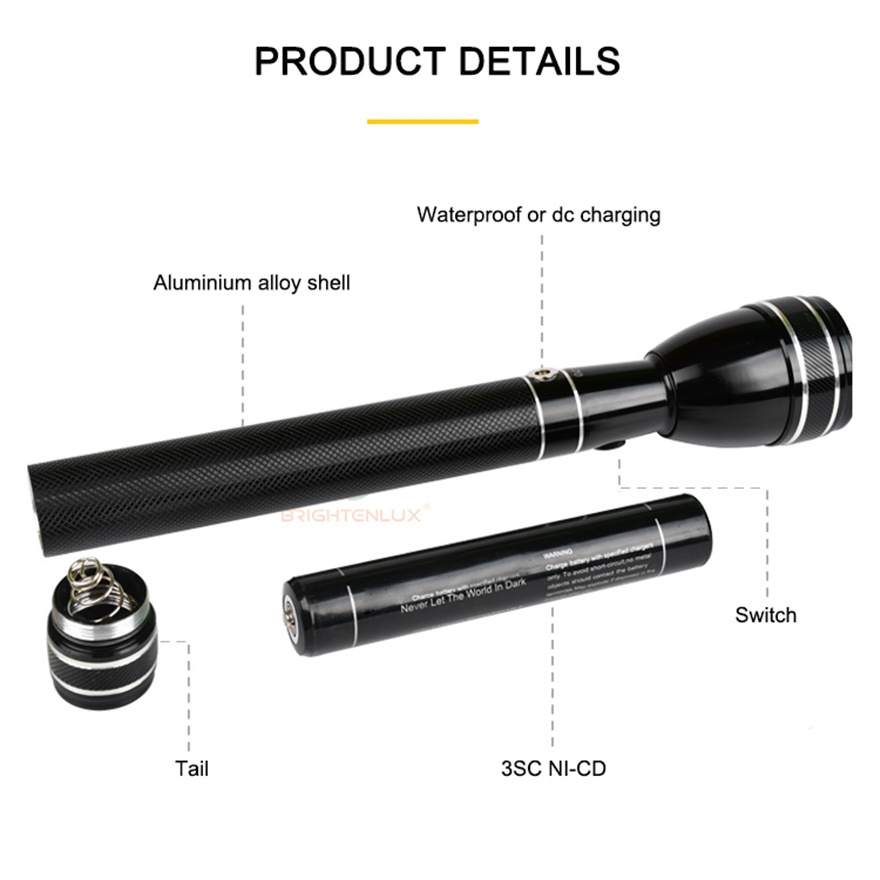 NEW Heytorch custom Japan light aluminum alloy LED flashlight rechargeable waterproof camping USB charging torch