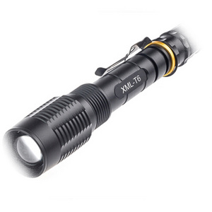 LIANGTE custom 10W T6 LED Security Long Range 1000 Lumen 5 Modes 2*18650 Rechargeable Tactical Flashlight