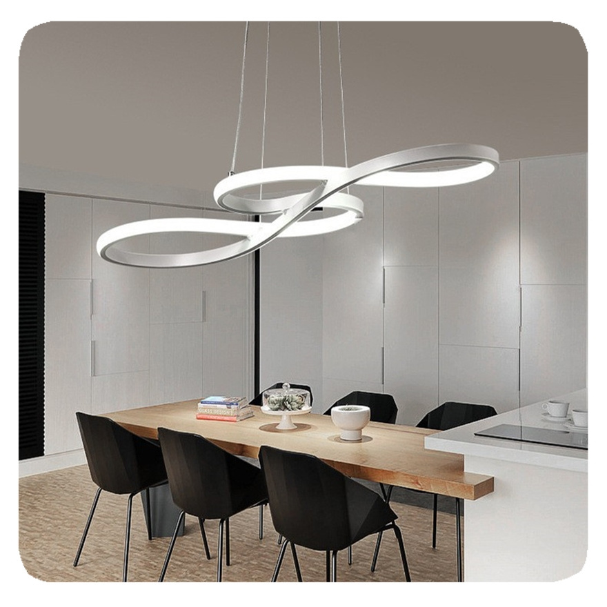 New Dropshipping Modern Led Chandeliers Pendant Lights Dining Living Room Home Lighting Chandelier Lamp Aluminum 2.1 Luxury Gold