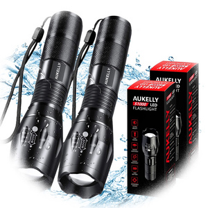 NEW High Power Aluminum Flashlights Torch 1000 Lumen Rechargeable Tactical Led Flashlight