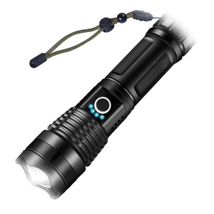 NEW Waterproof 3000 High Lumens USB Rechargeable Tactical Flashlights XHP50 Most Powerful Portable LED Flashlight Outdoor