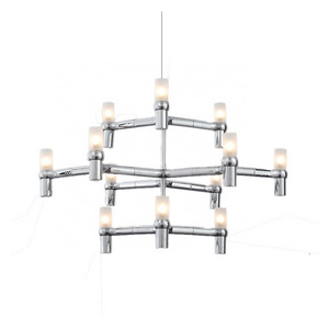 New Nordic Modern Crown Major Pendant Lamps Designer LED Chandelier for Kitchen Hotel Chandeliers Lamp Home Decor Art Cotton 90