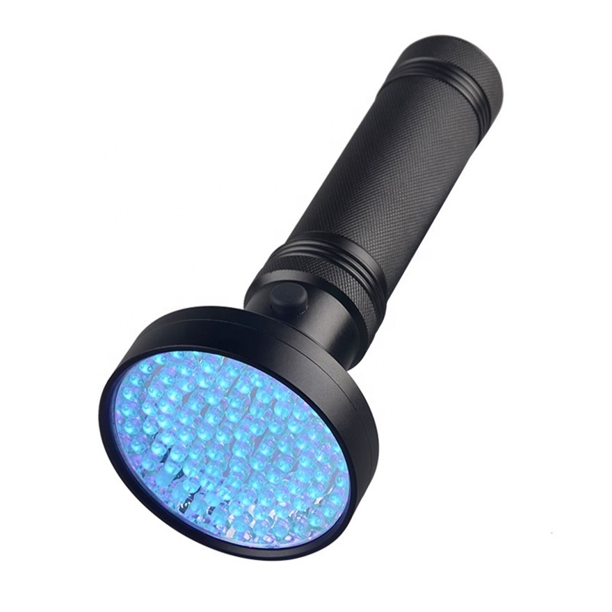 waterproof, diving flashlight 395nm100 UV LED Outdoor Camping Flashlight Torch for Pet Urine Lamp